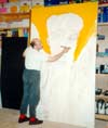 E.J. Gold painting
