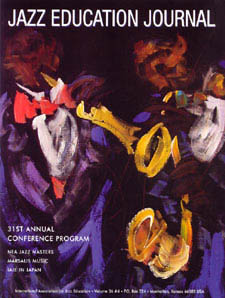 Jazz Art by E.J. Gold on cover of IAJE Journal